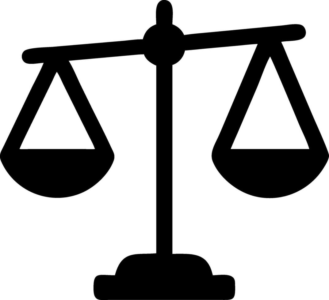 Scales of Justice Icon Set for Legal and Justice Designs vector