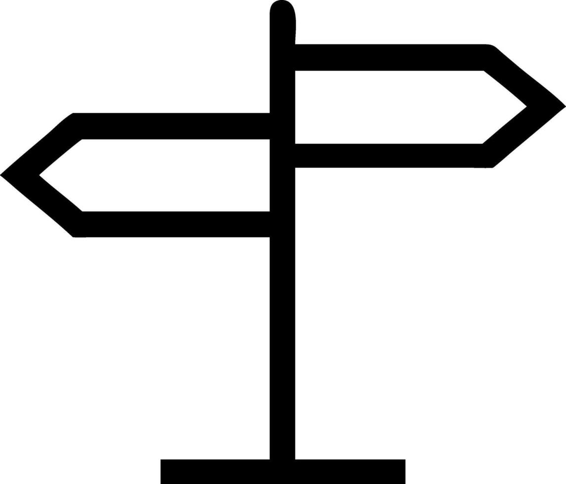 Minimalist Signpost Symbols for Travel and Tourism Themes vector