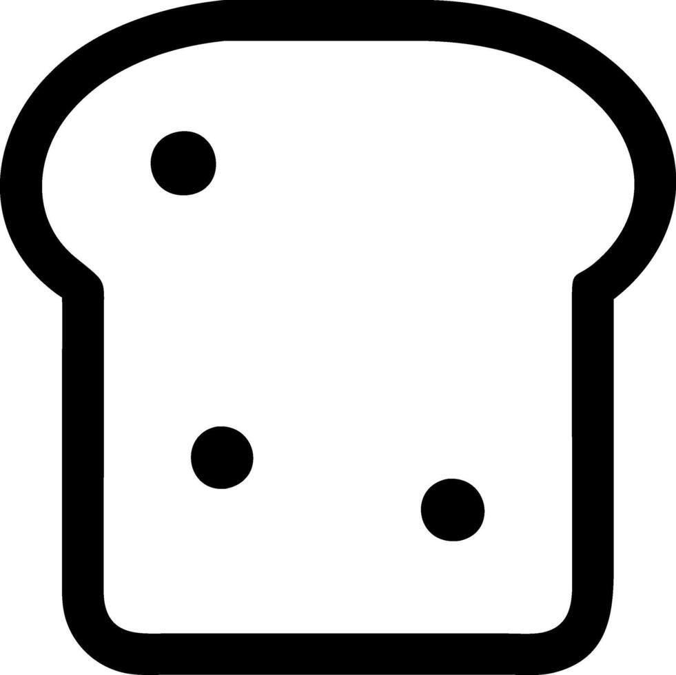 Comforting Bread Slice Symbols for Home Cooking vector