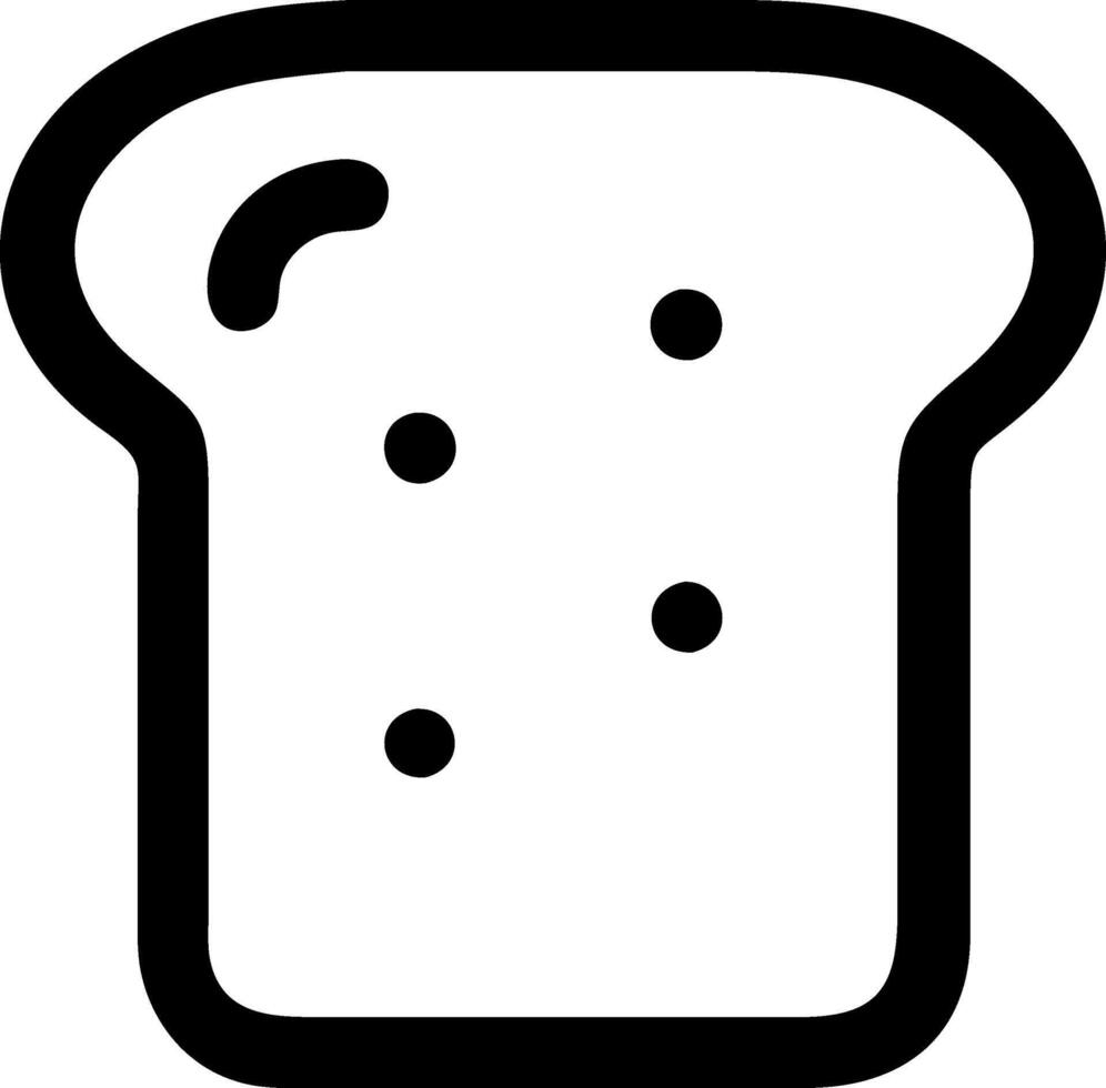 Classic Slice of Bread Icon Collection for Bakeries vector