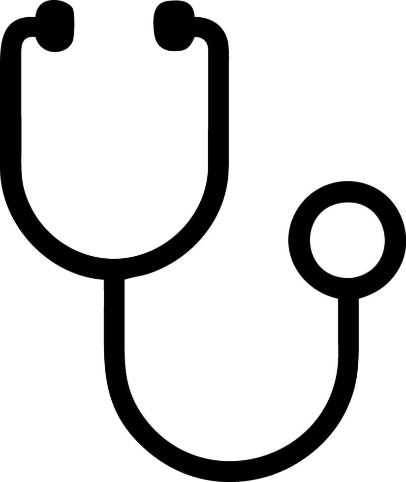 Detailed Stethoscope Icons for Healthcare Communication vector