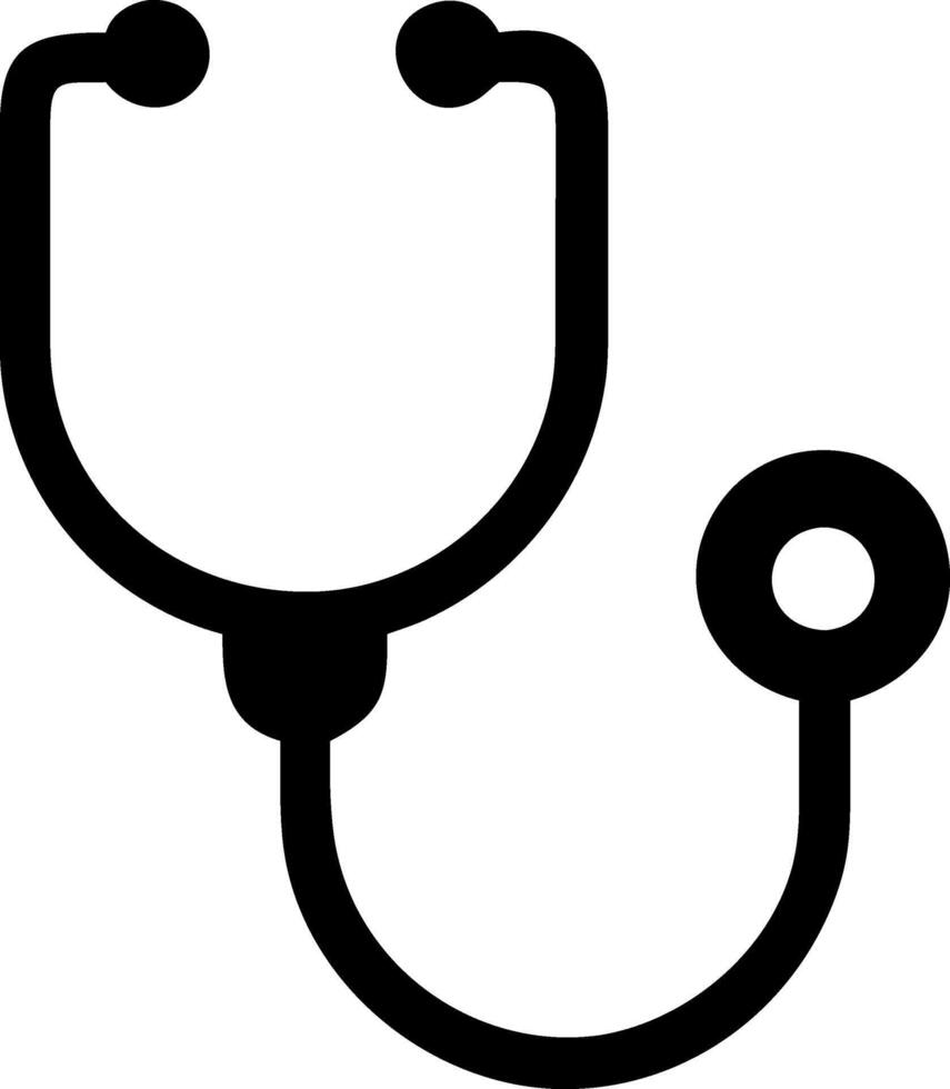 Classic Stethoscope Icon Collection for Medical Professionals vector