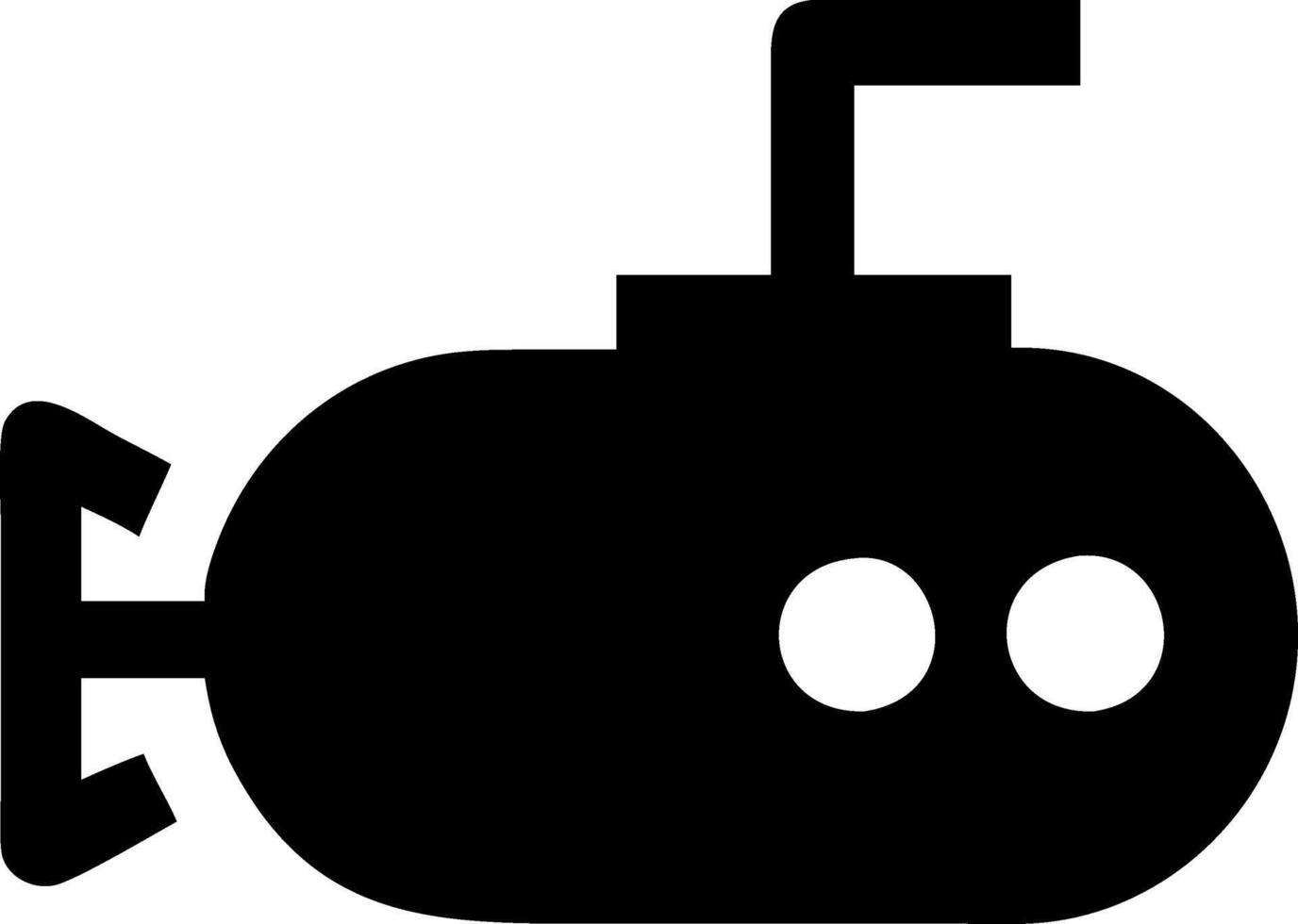 Underwater Vehicle Submarine Symbols for Design vector