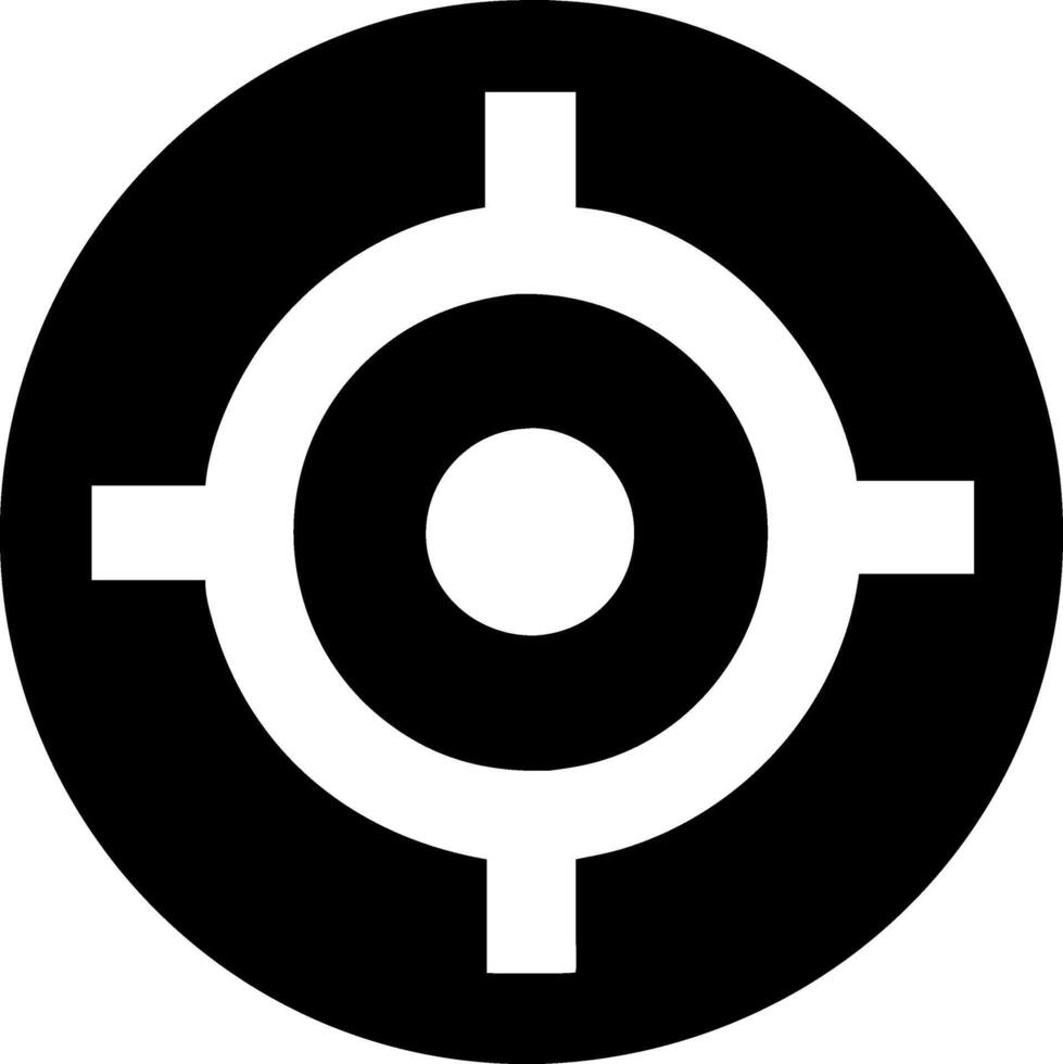 Minimalist Target Symbols for Strategic Designs vector