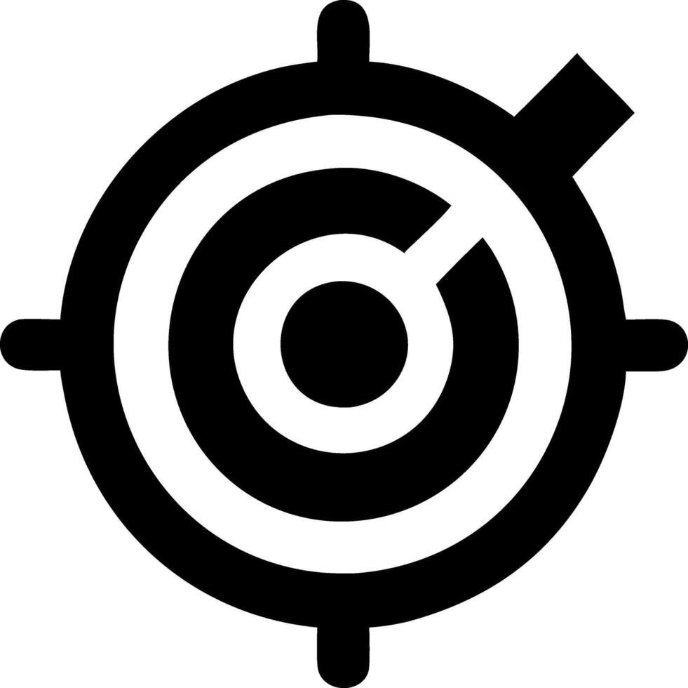 Strategic Goal Target Icon Collection vector