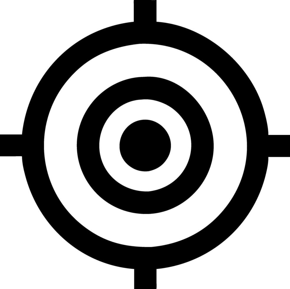 Simple and Clean Target Icon Collection vector