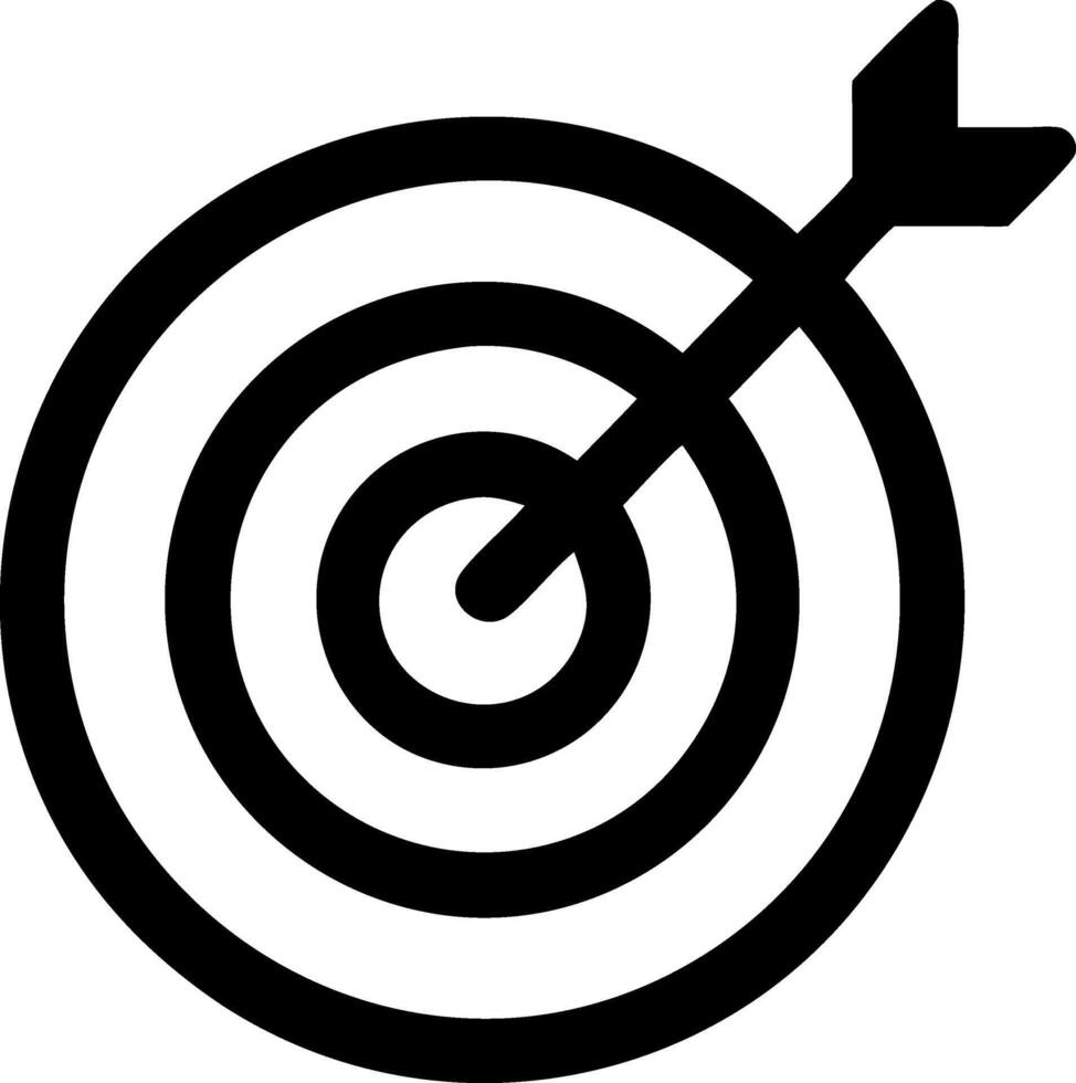 Focus and Achievement Target Symbols vector