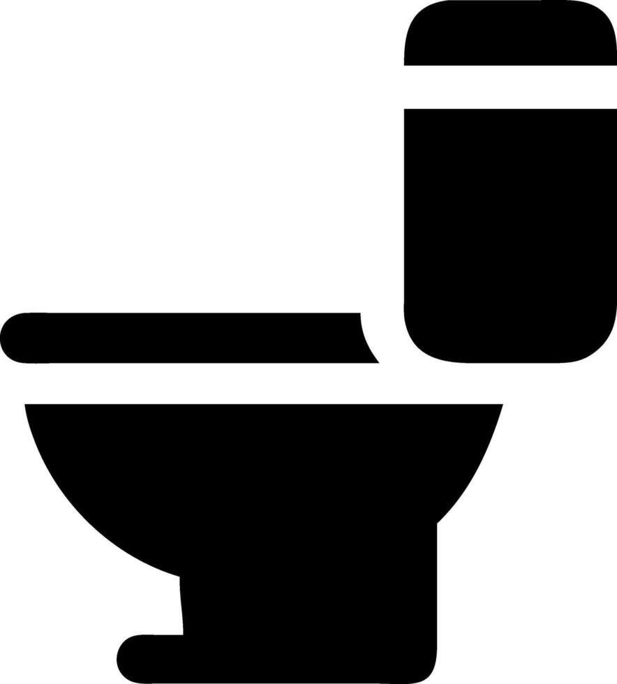 Toilet Icon Set for Bathroom and Hygiene Designs vector