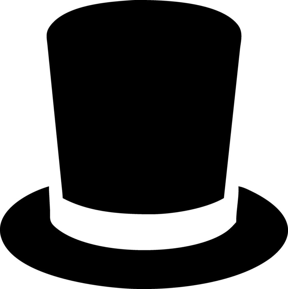 Elegant Top Hat Icons for Luxury and Prestige vector