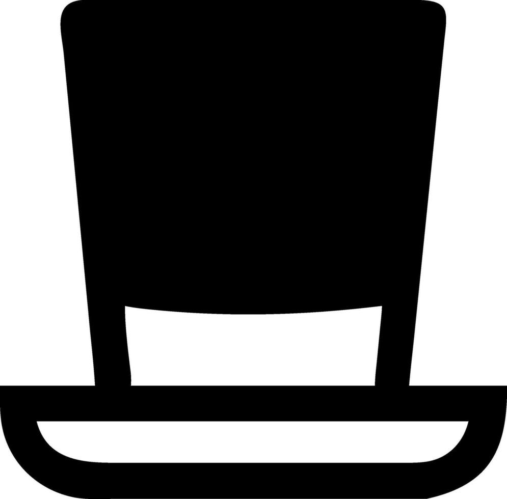 Formal Top Hat Icon Collection for Classic Designs vector