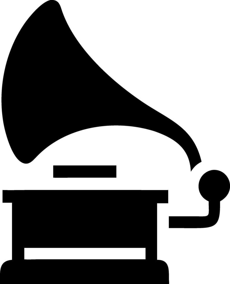 Classic Sound Gramophone Icon Set for Audio-Themed Designs vector