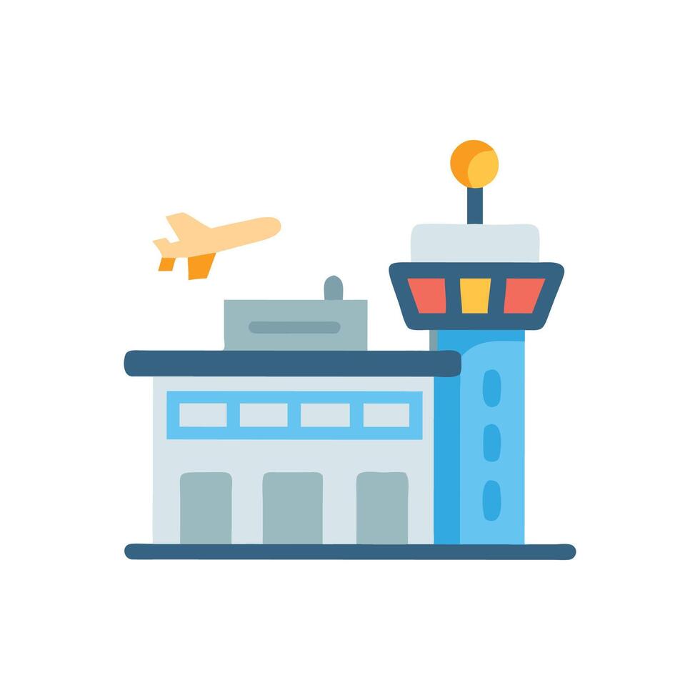 Icon of Airport Terminal vector