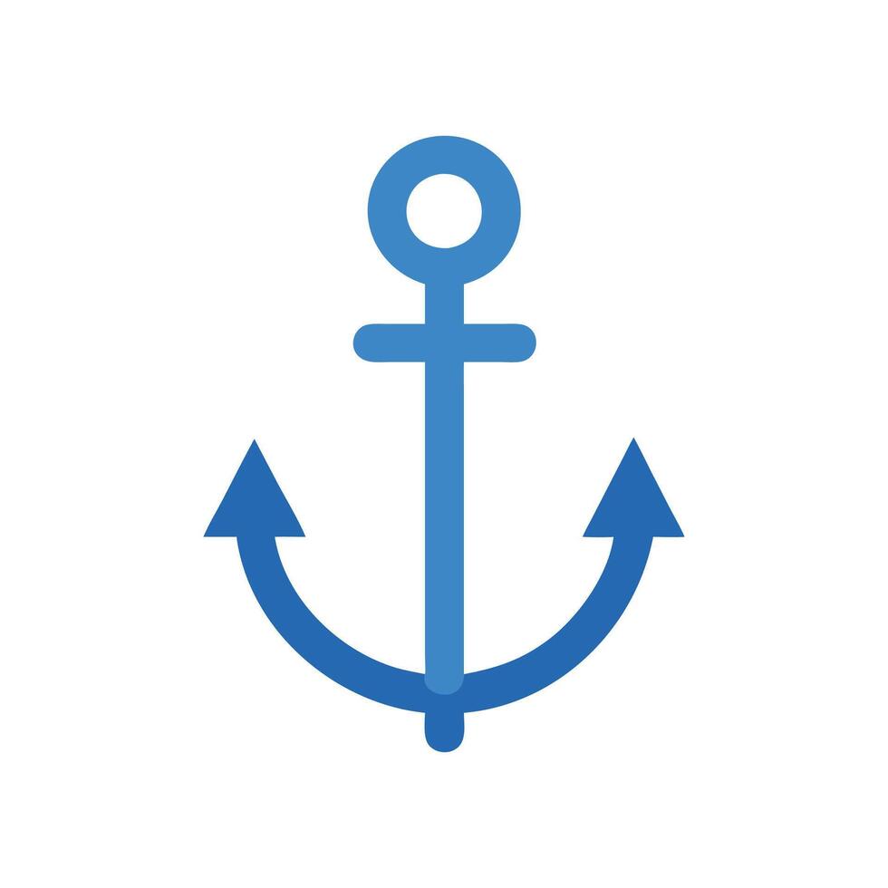 Anchor Symbol Icon for Stability vector