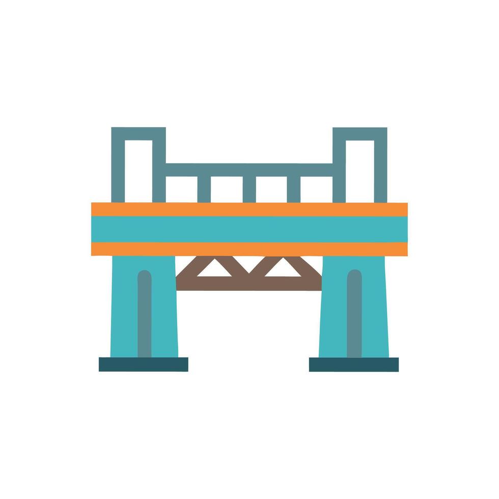 Icon of Bridge for Urban Design vector