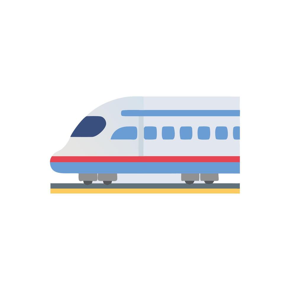 Icon of HighSpeed Bullet Train vector