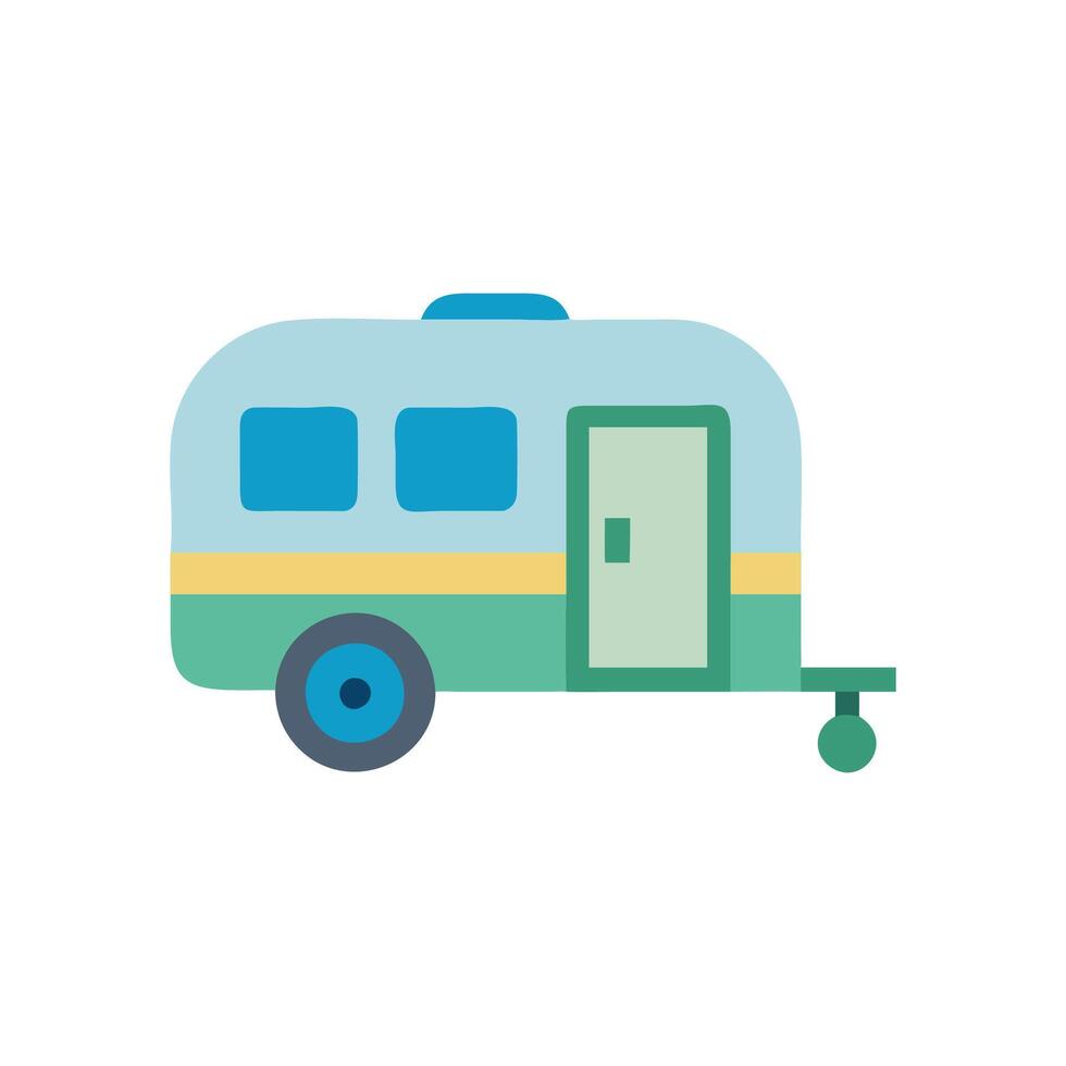 Icon of Caravan for Outdoor Use vector