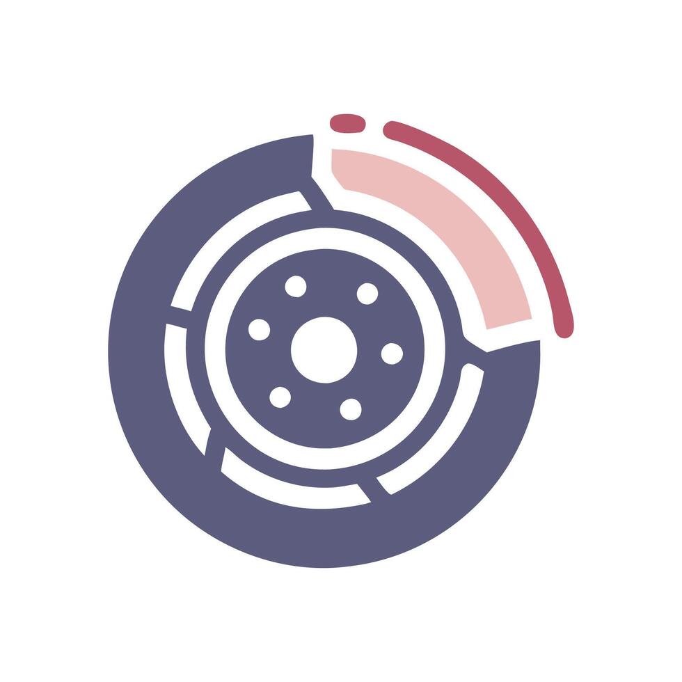 Icon of Car Brake System vector
