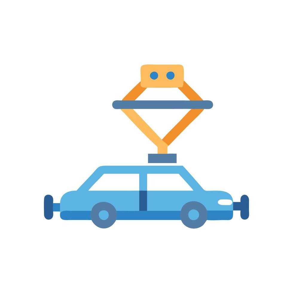 Icon of Car Jack for Mechanics vector