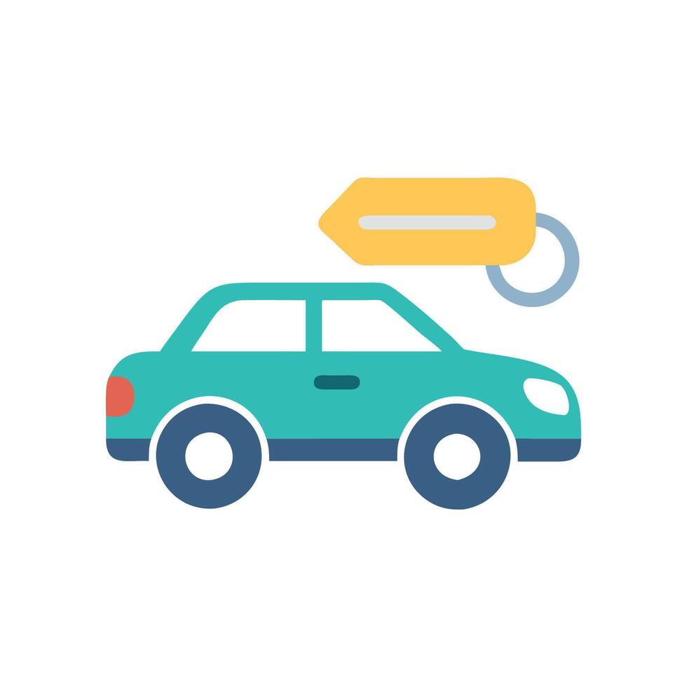 Icon of Car Rental Services vector