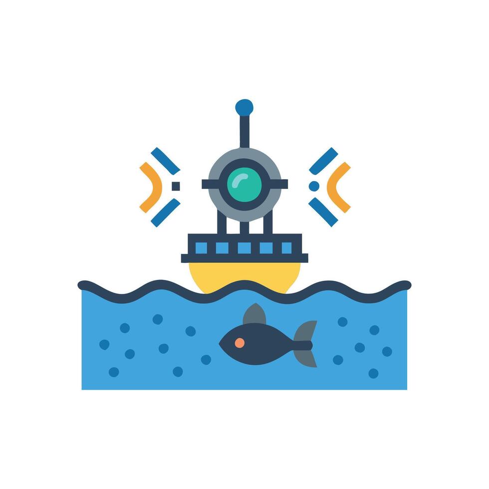 Icon of Deep Sea Exploration vector