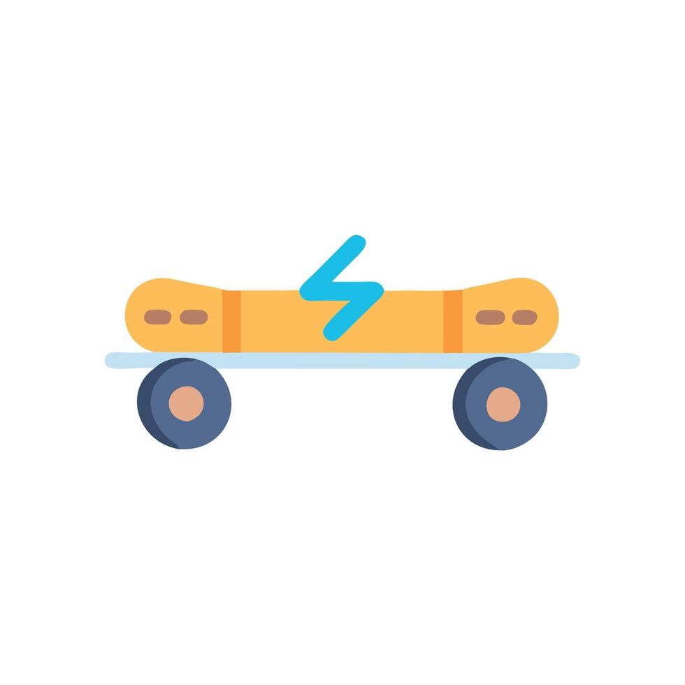 Icon of Electric Skateboard for Travel vector