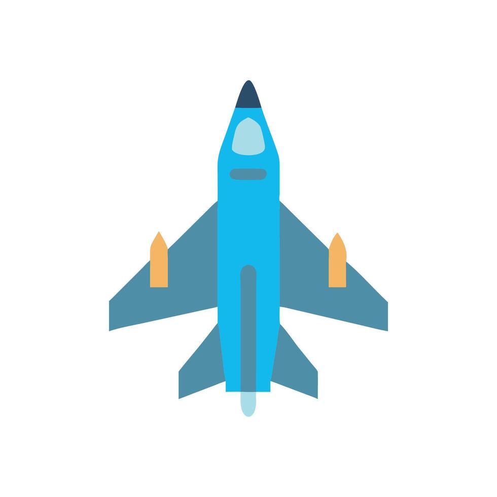 Fighter Jet Icon for Modern Warfare vector