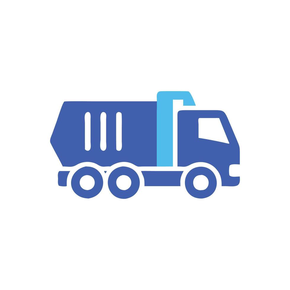 Icon of Garbage Truck for Cleanup vector