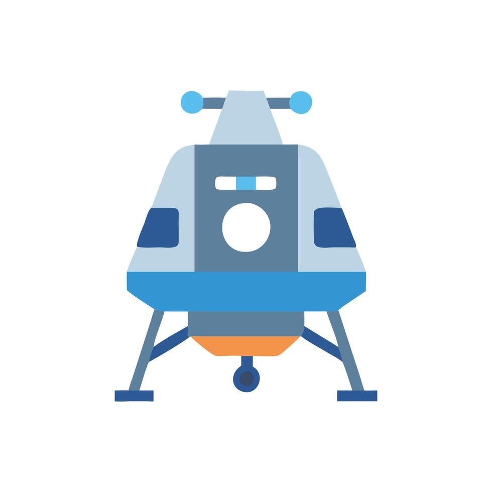 Icon of Lunar Module for Missions vector
