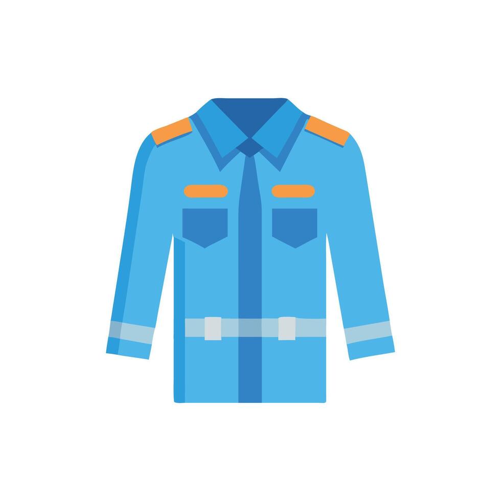 Stylish Pilot Uniform Graphic for Airline Branding vector