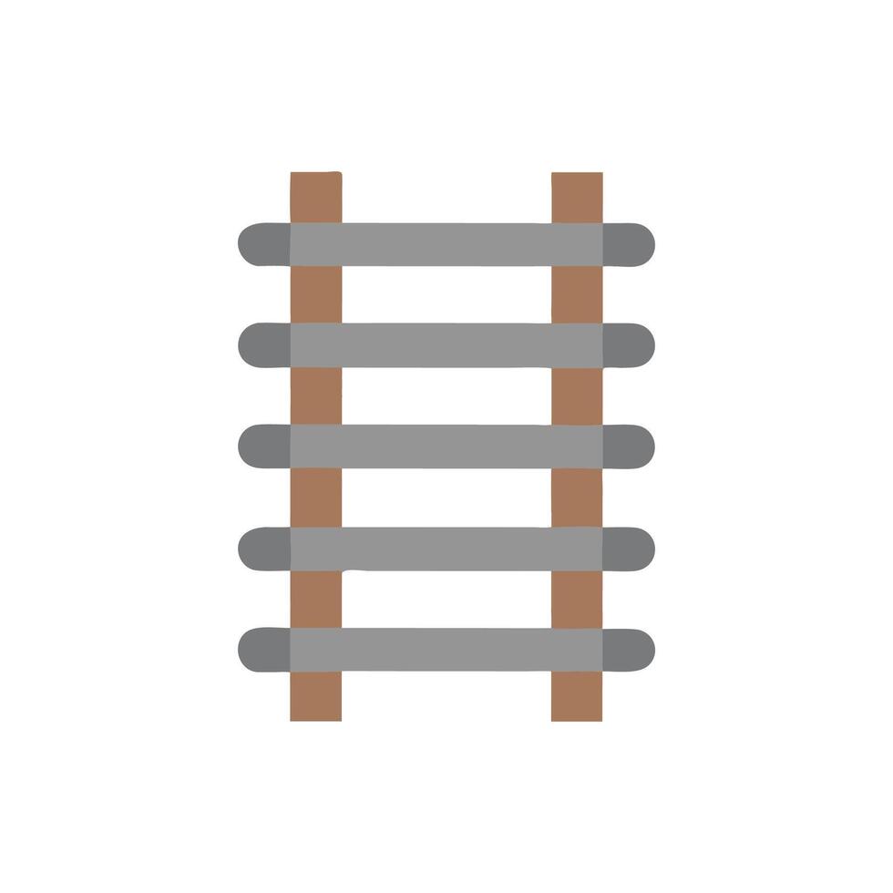 Dynamic Railway Tracks Graphic for Urban Transport vector