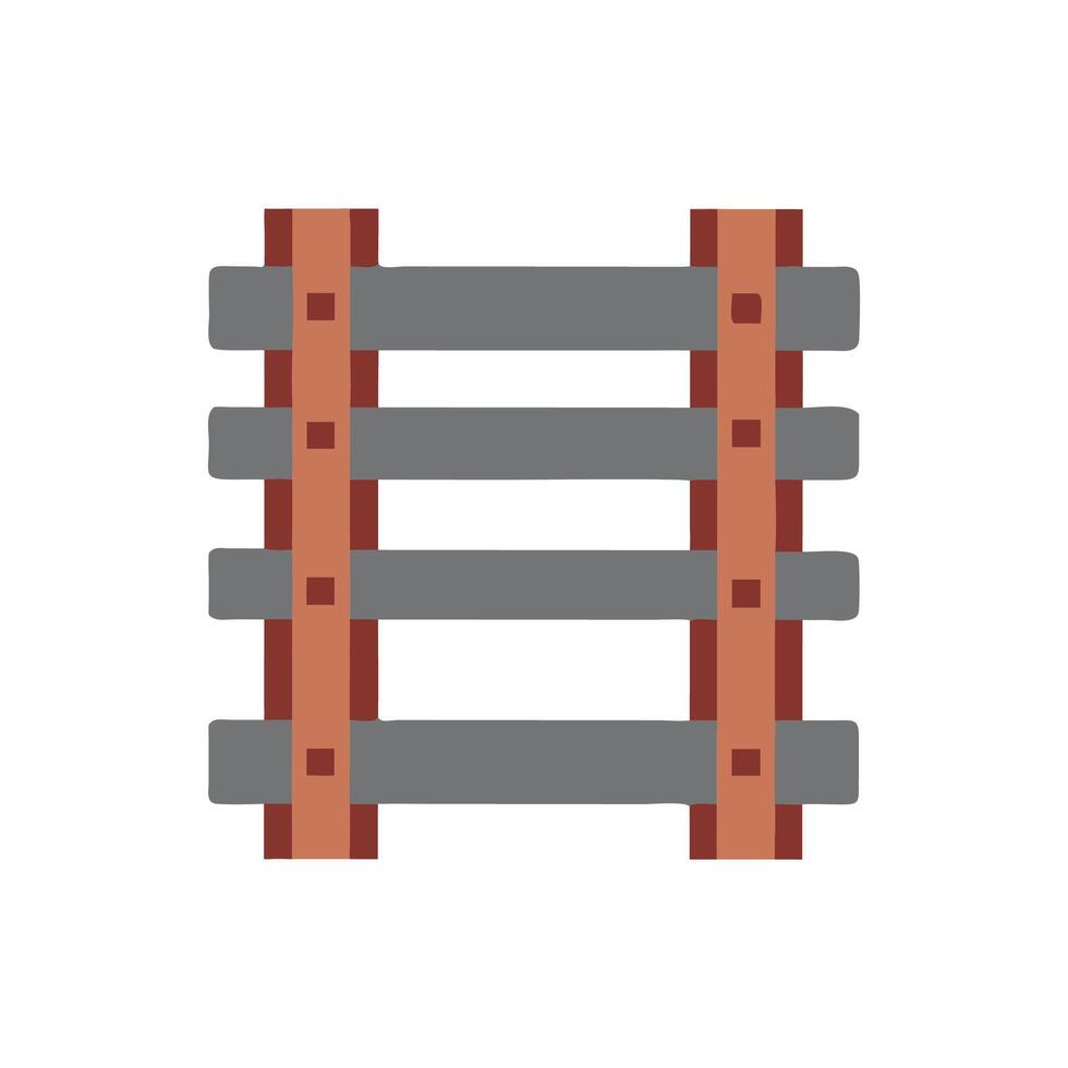 Creative Railway Tracks Illustration for Marketing Use vector