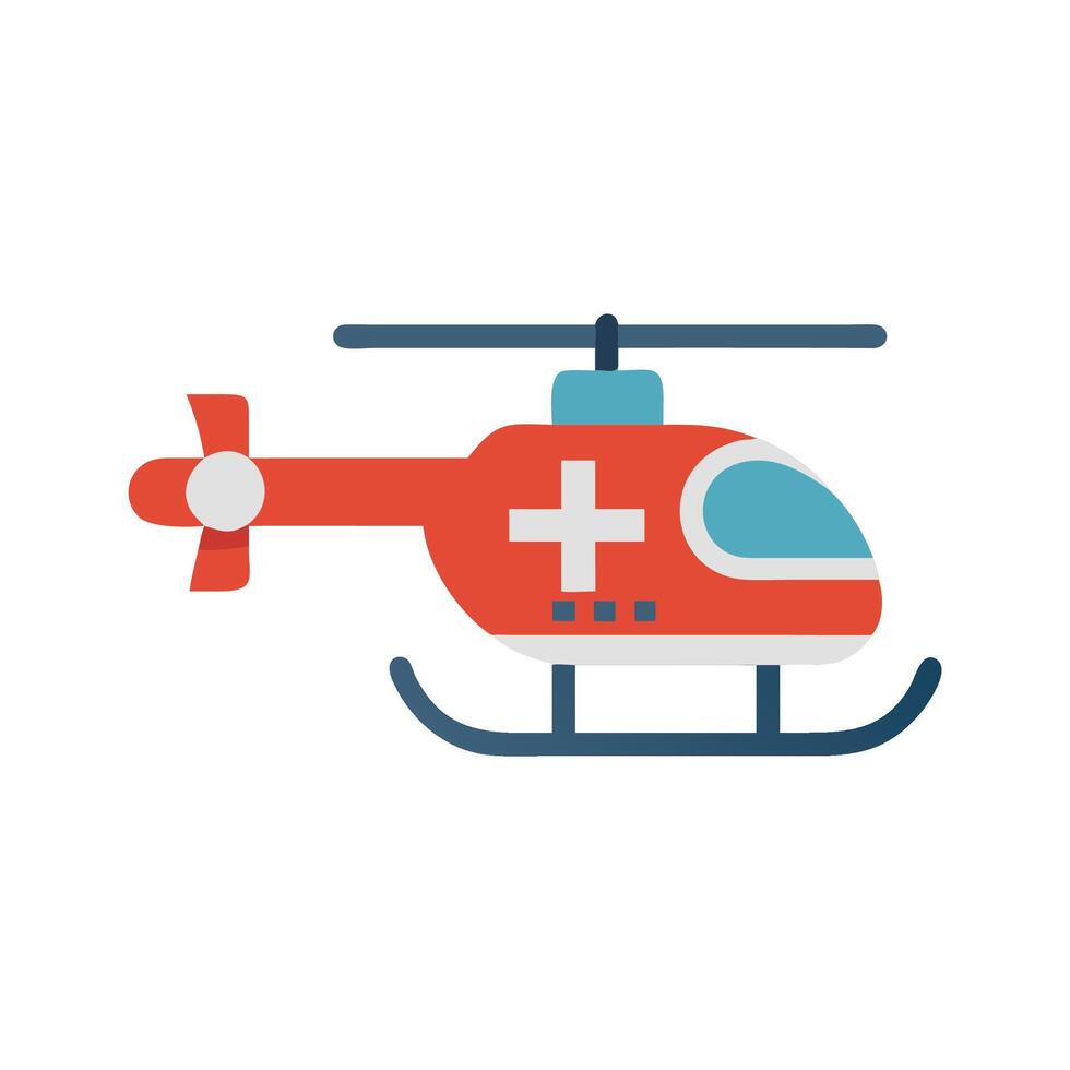 Distinctive Rescue Helicopter Icon for Branding Purposes vector