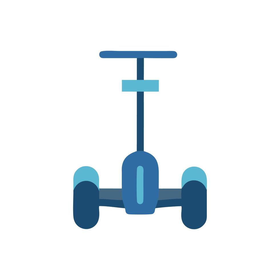 Futuristic Segway Icon for Urban Mobility vector