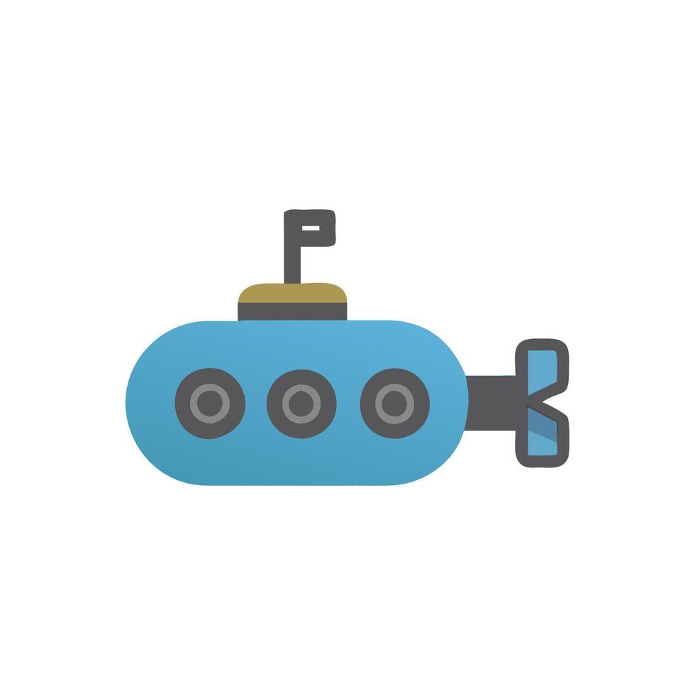 Creative Periscope Icon for Nautical Exploration vector