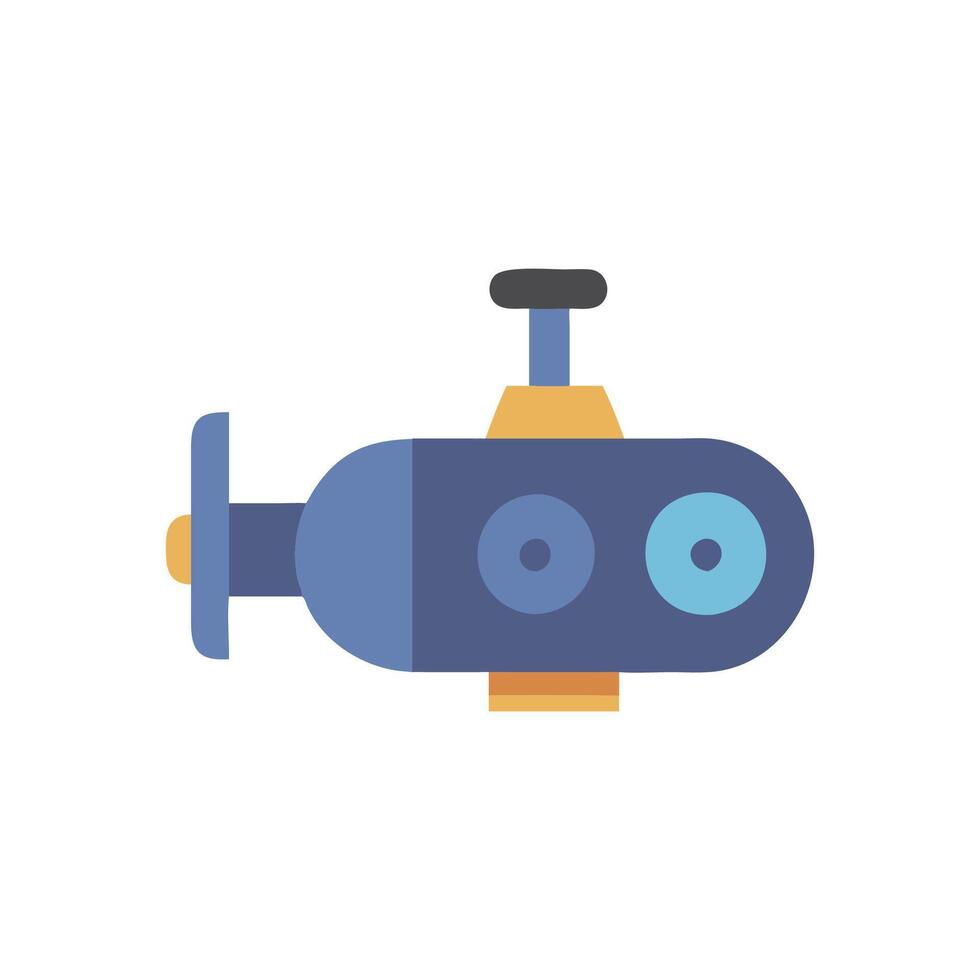Dynamic Periscope Icon for Sea Navigation vector
