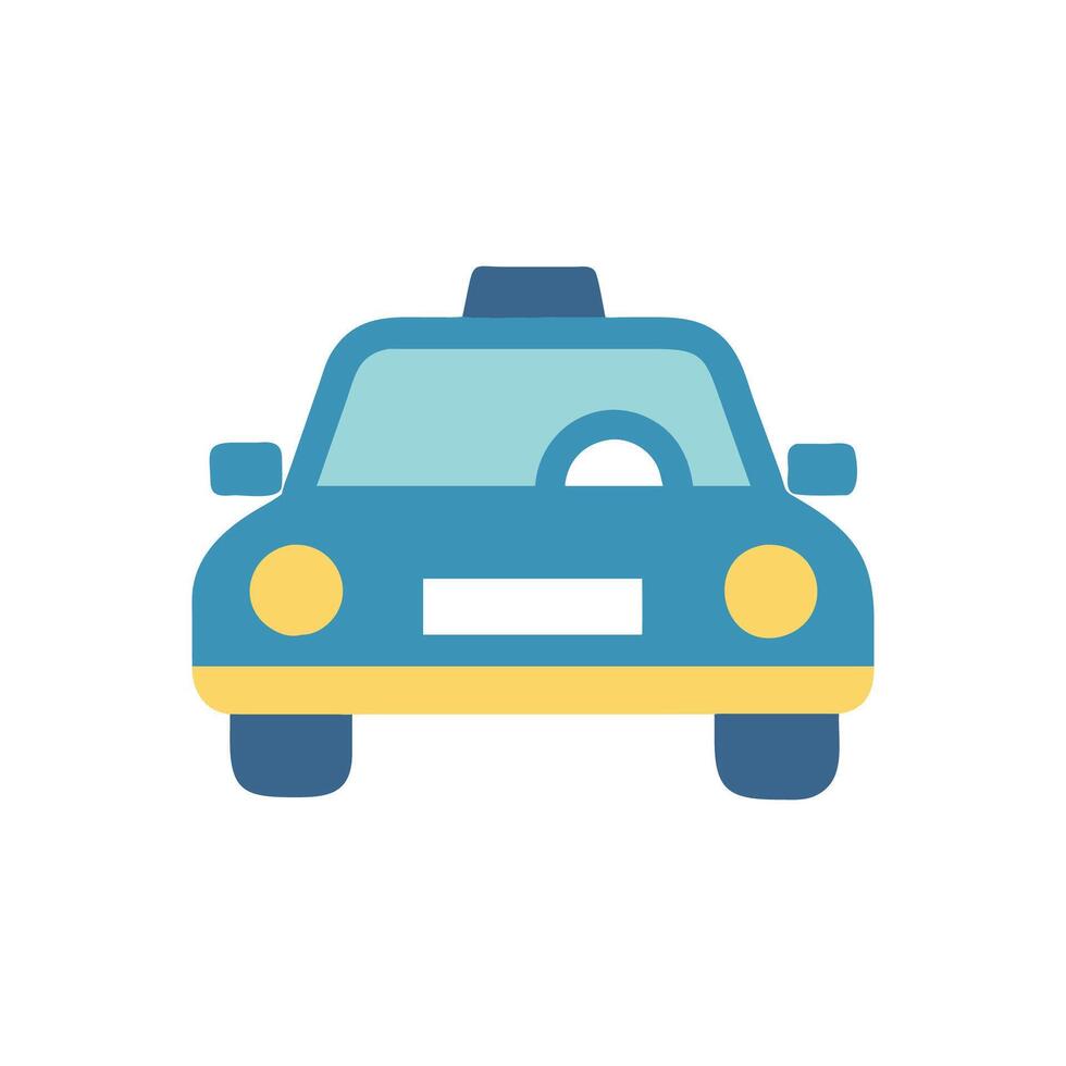 Stylish Taxi Icon for City Rides vector