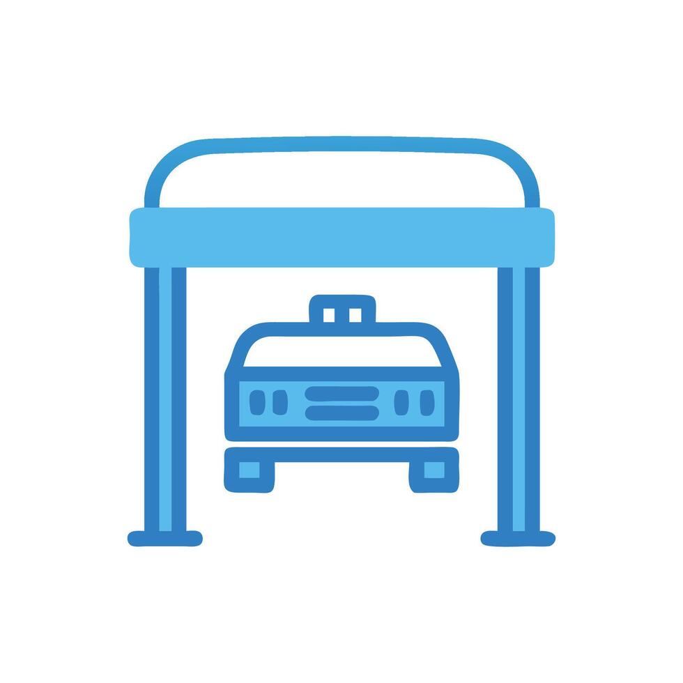 Creative Taxi Stand Icon for Quick Access vector