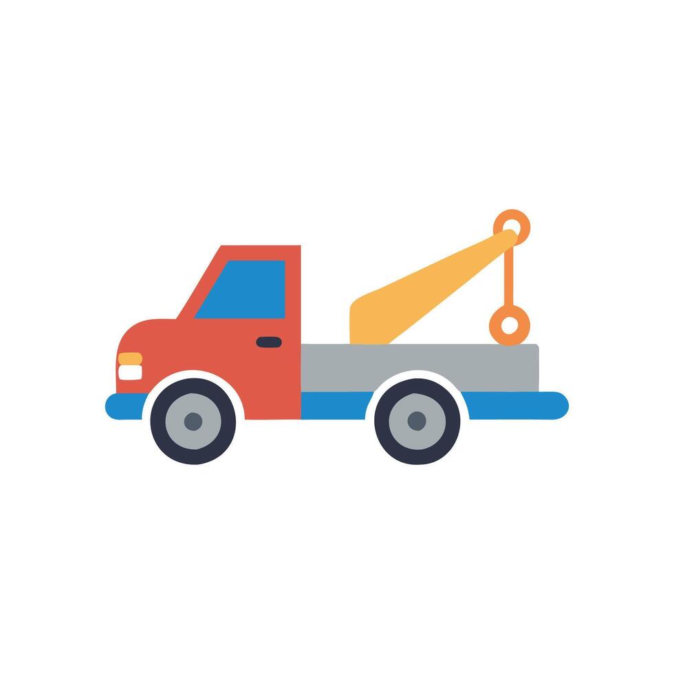 Essential Tow Truck Icon for Vehicle Recovery vector