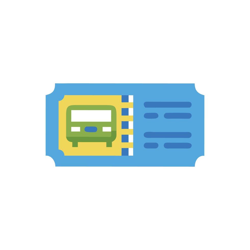 Essential Train Ticket Icon for Travel vector