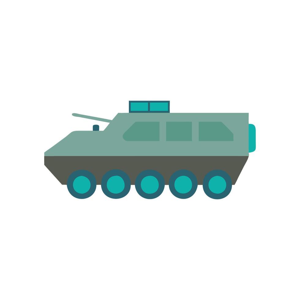 Stylish Troop Transport Icon for Military Logistics vector