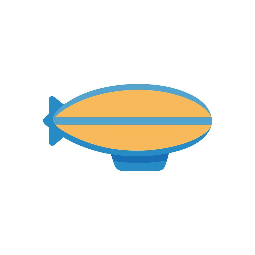 Stylish Zeppelin Icon for Aerial Adventures vector