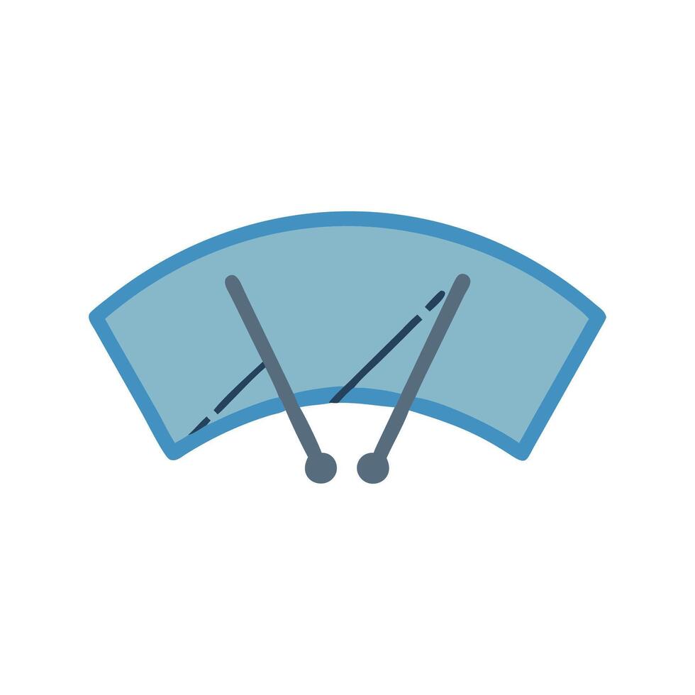 Stylish Windshield Wipers Icon for Modern Vehicles vector