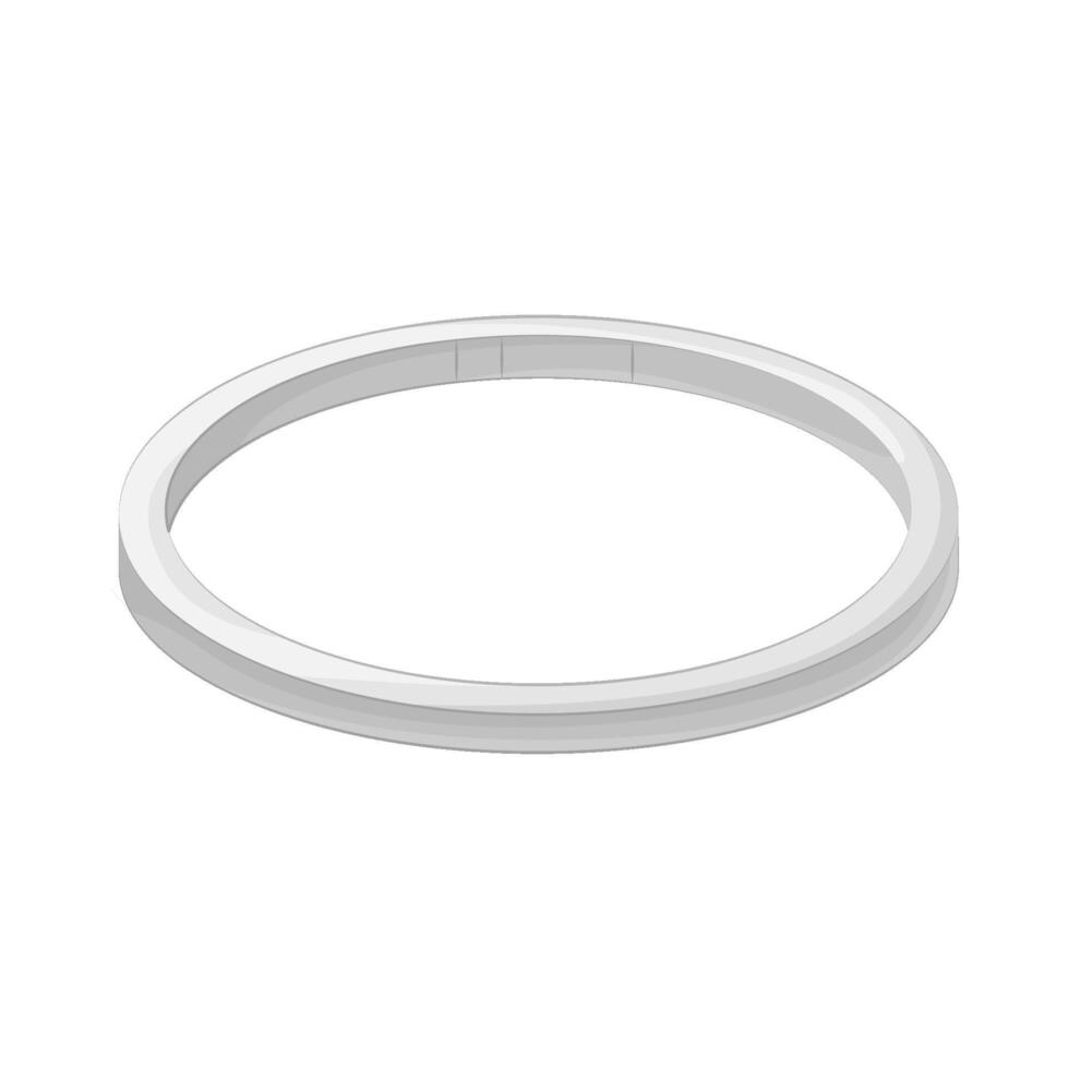 Illustration of Silver Ring vector