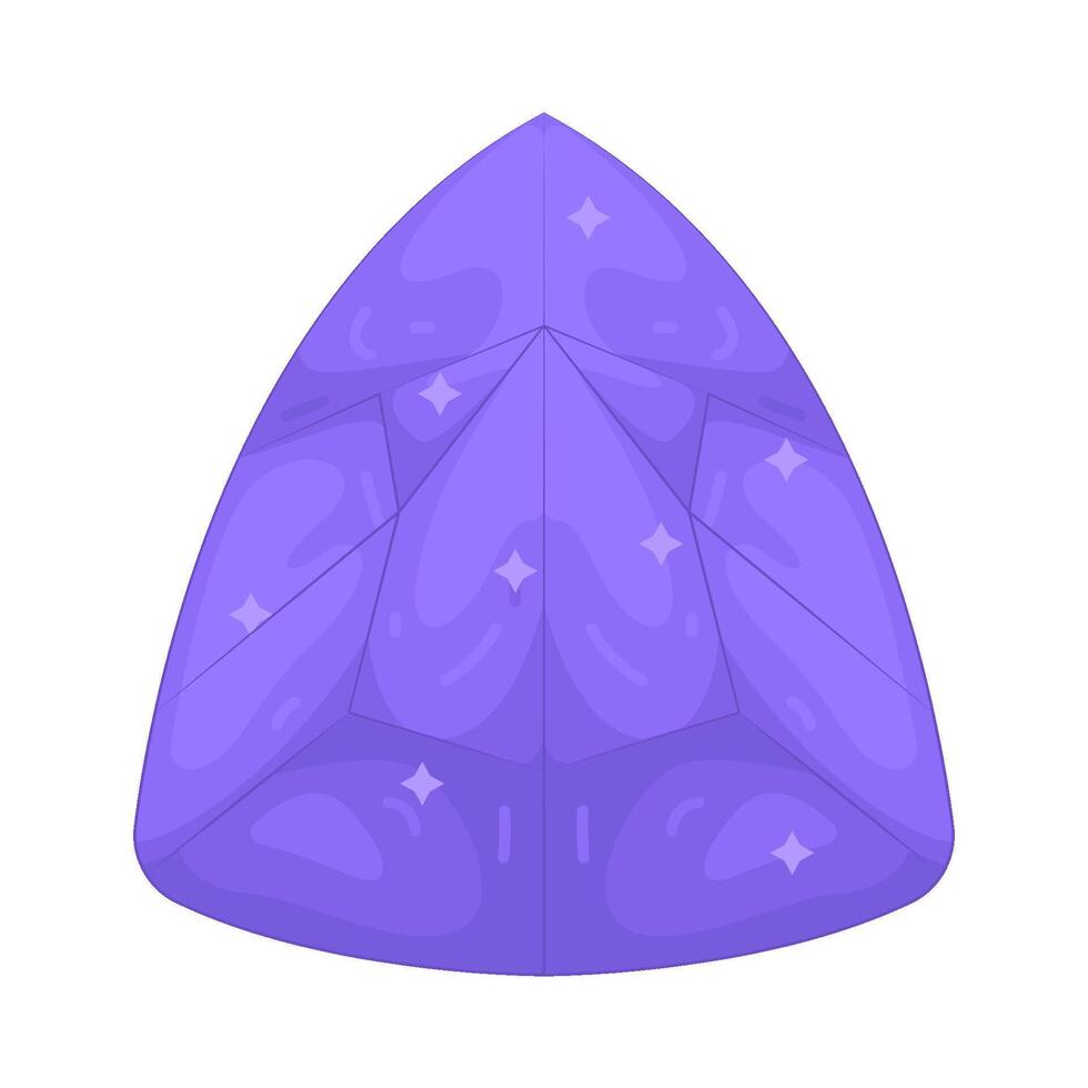 Illustration of Tanzanite vector