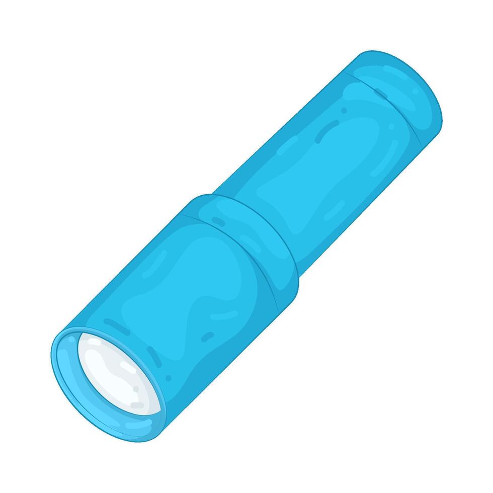Blue Underwater Flashlight vector