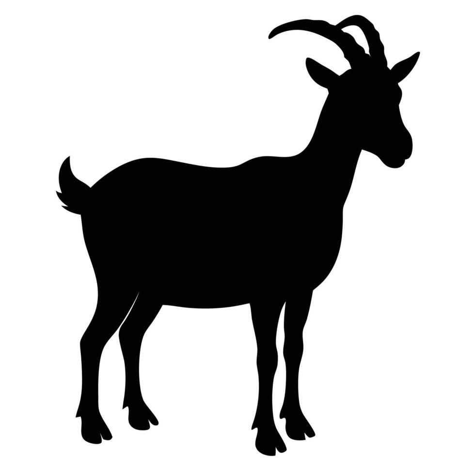Goat Figure Silhouette vector
