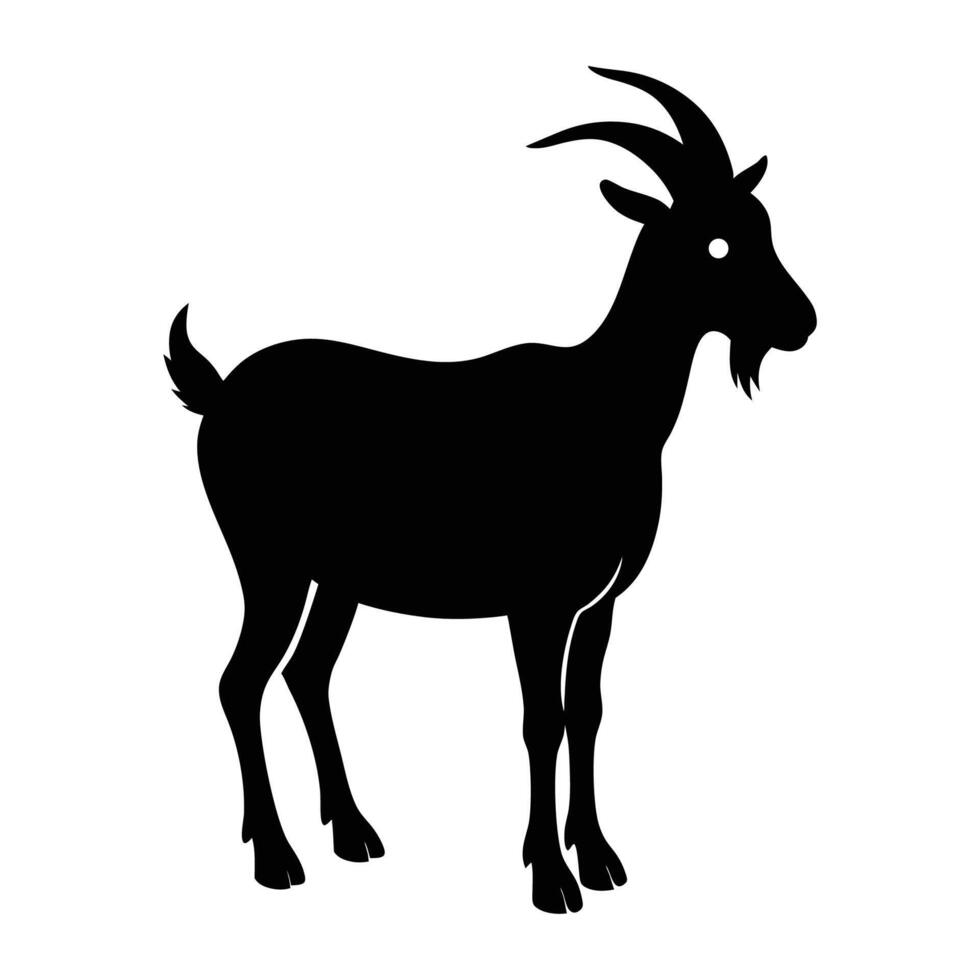 Goat Shadow Clipart vector