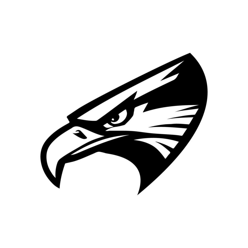 Eagle head. Sport team or club mascot. vector