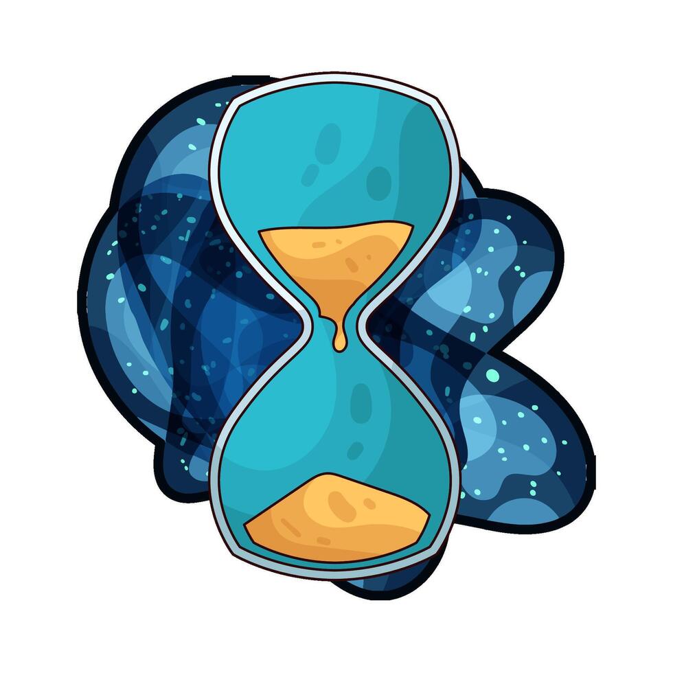 Space Time illustration vector