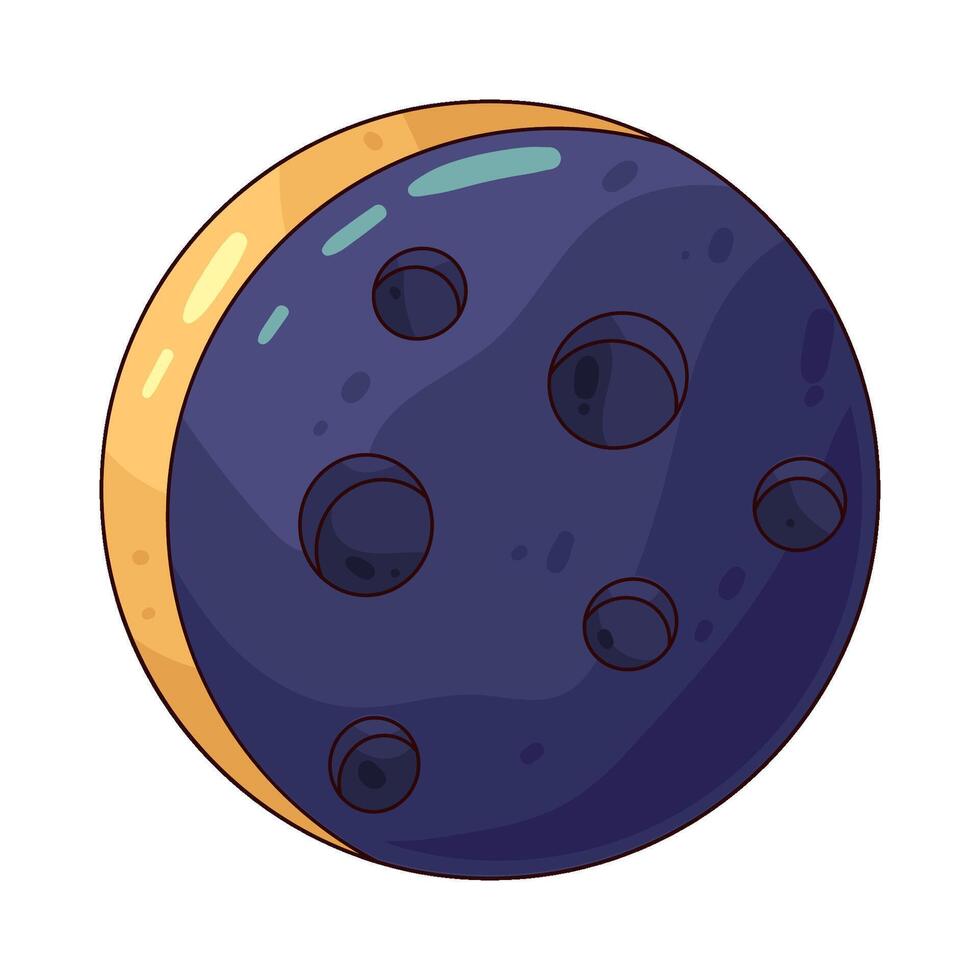 solar eclipse illustration vector